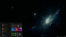 Dark Space windows theme