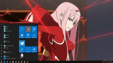 Darling in the FranXX windows theme